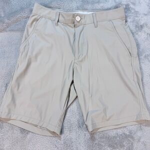 Kenneth Cole Golf Mens gray Flat Front Performance Shorts Size 30 Nylon Spandex